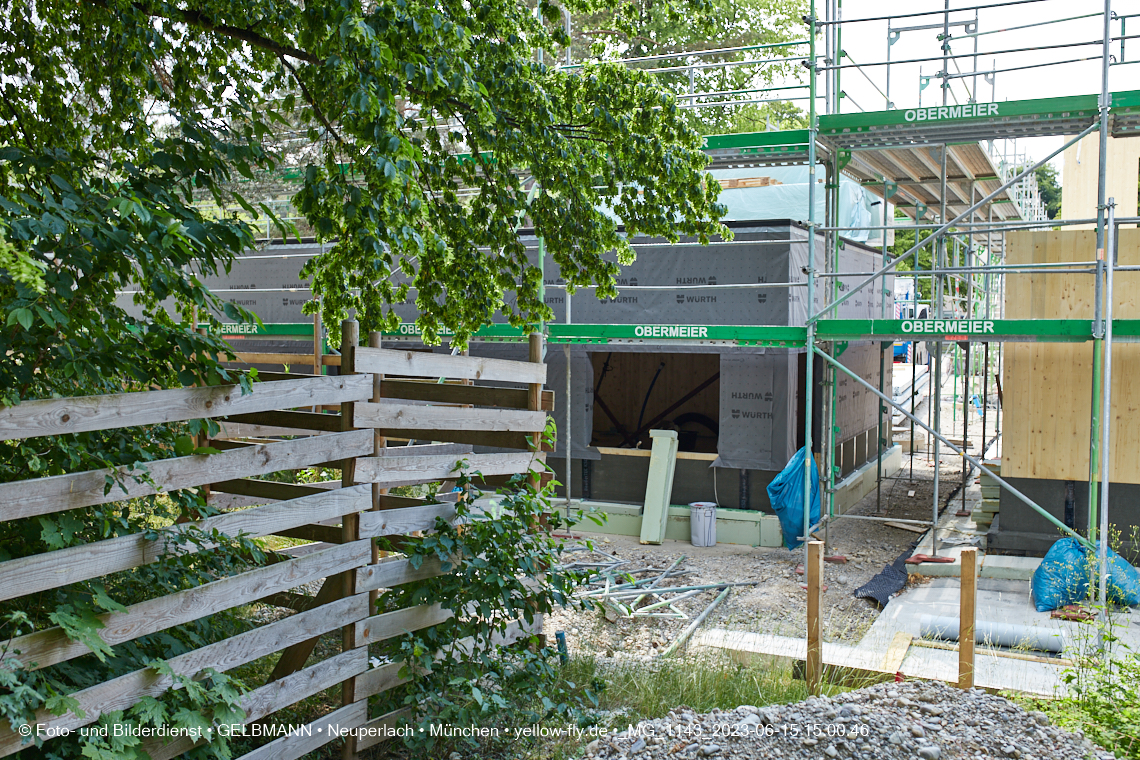 15.06.2023 - Neubau des Kindergartens und Hort für Kinder in der Quiddestraße in Neuperlach